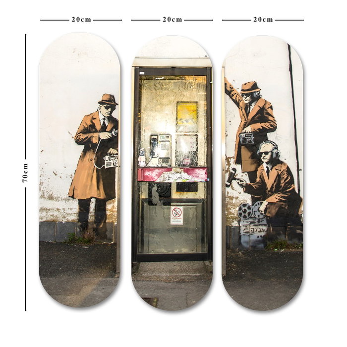 Wallity Cuadro Decorativo de MDF Multicolor (3 Piezas) Wallity Cuadro Decorativo de MDF Multicolor (3 Piezas)